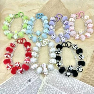 Double Chain Mobile Phone Lanyard Short Girls Phone Pendant Christmas Gifts - Photo 1/12