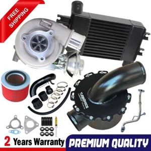 Upgrade Turbo,Intercooler,Airbox+Piping Kit For Nissan Patrol ZD30 3.0L 2007- - Picture 1 of 16