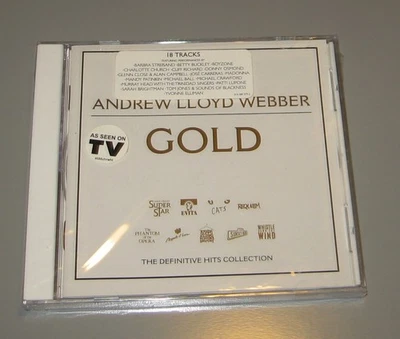 Andrew Lloyd Webber - Gold: The Definitive Hits Collection (CD, 2002) Sealed Foto 1 de 4