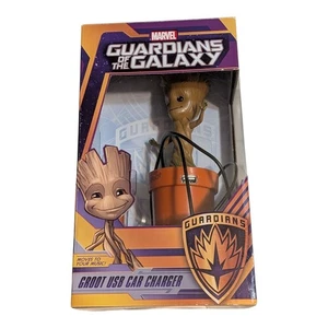 Marvel Guardians of the Galaxy Dancing Baby Groot Dual USB Auto Ladegerät offene Box - Bild 1 von 6
