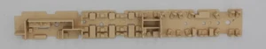 Rivarossi 8317-2 HO Scale 1920's Observation Car Interior - Picture 1 of 2