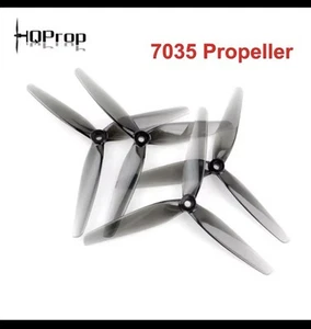 Hq Prop 7035, gris oscuro, hojas de propulsor de drones Fpv. Drone Freestyle, largo alcance - Imagen 1 de 3