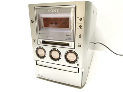 SONY CMT-M100MD Minidisc MDLP CD MD Tape AMP  Stereo mini system no speakers - Image 1 of 4