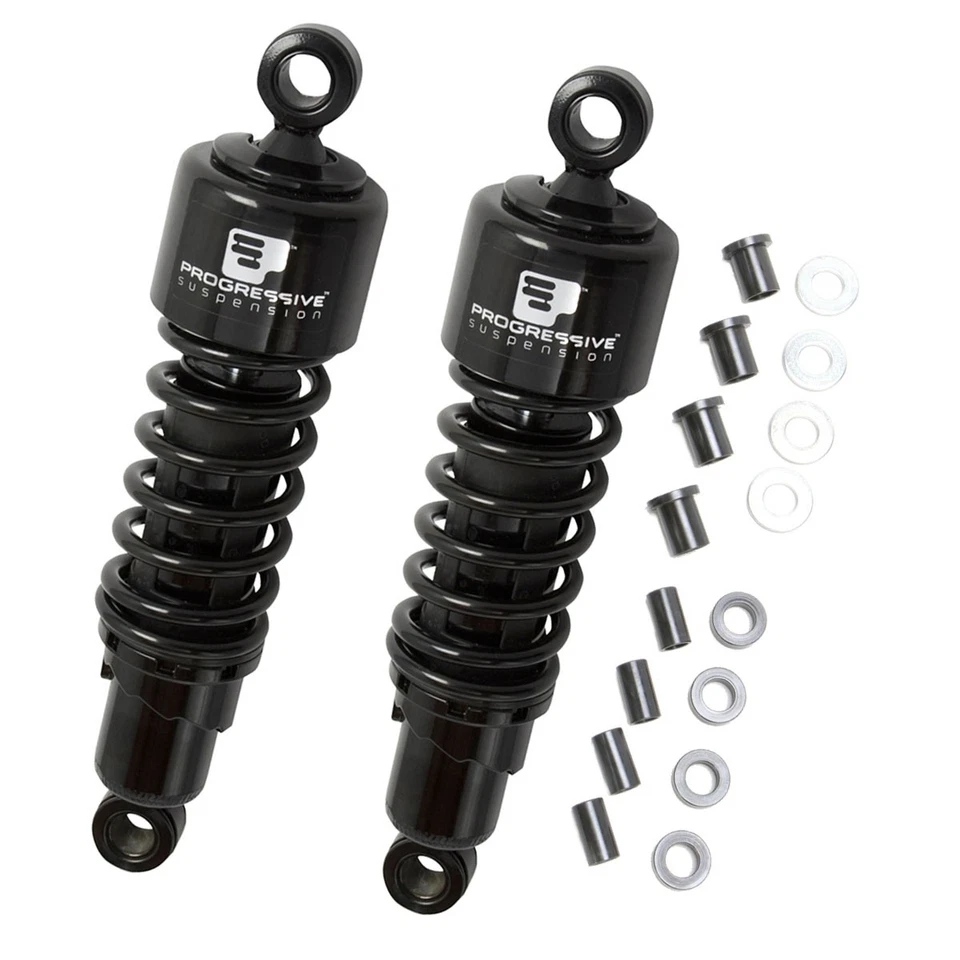 Amortecedores Progressive Suspension 412 Triumph 14,25" preto - 412-4058B - Imagem 1 de 1