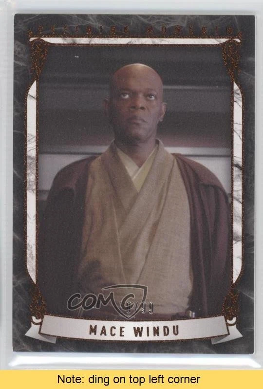 2015 Star Wars Masterwork Defining Moments Canvas 78/99 Mace Windu READ 0q0 - Image 1 of 3