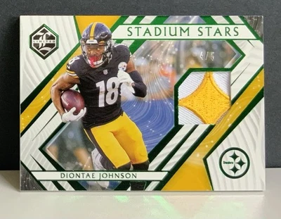 2021 Panini Limited - Diontae Johnson - Stadium Stars Patch Relic 4/5 - Image 1 of 2