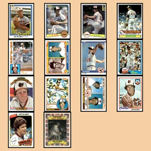 Jim Palmer Lot 14 Baseball Cards 1981 Donruss Baltimore Orioles Set Collection - Picture 1 of 17