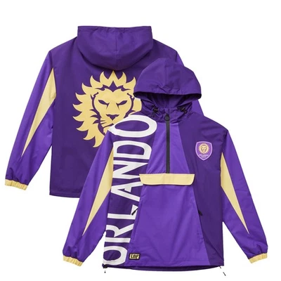Unisex Live Breathe Futbol Purple Orlando City SC Tekker Half-Zip Anorak Jacket - Image 1 of 4