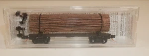 Micro Treni Scala N 113030 40’ Scheletro Log Auto con Carico - Foto 1 di 4
