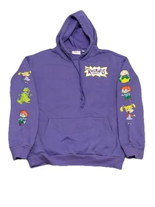 Sweat à capuche unisexe Nickelodeon Rugrats Rollin’ Deep taille M violet reptar - Photo 1/8