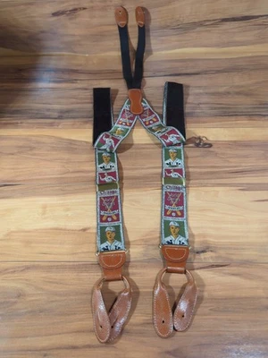 De colección Martin Dingman Suspenders 1943 Serie Mundial Yankees Cardinals Béisbol Foto 1 de 4