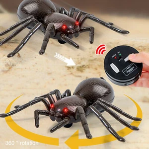 Scare Prankster Rc Tarantula Control Tarantula Spider with Led Eyes for Pranks - Picture 1 of 11