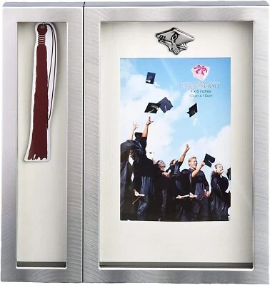 Borla magnética de graduación y marco de fotos de 4x6 pulgadas Foto 1 de 4
