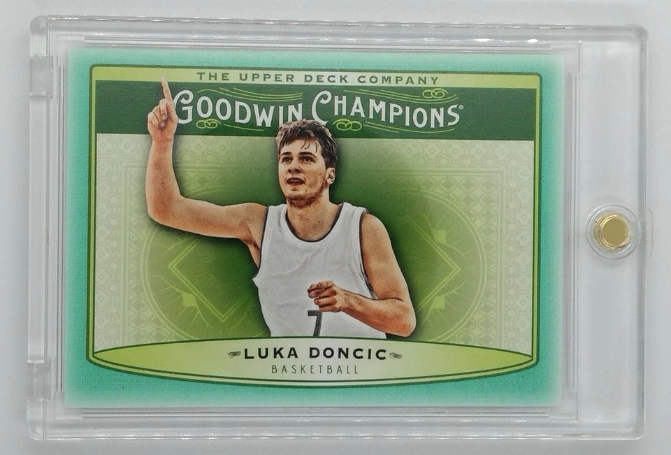 Raro: 2019 Upper Deck Goodwin Champions Turquesa Luka Doncic Rookie #80 Foto 1 de 3