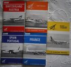 5 CIVIL AIRCRAFT REGISTERS OF W GERMANY, SPAIN/PORTUGAL, FRANCE, SWITZ/AUST, ETC