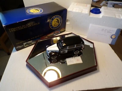 Camión con panel Chevy Police Paddy Wagon 1946 Franklin como nuevo 1-24 caja completa certificado Foto 1 de 4