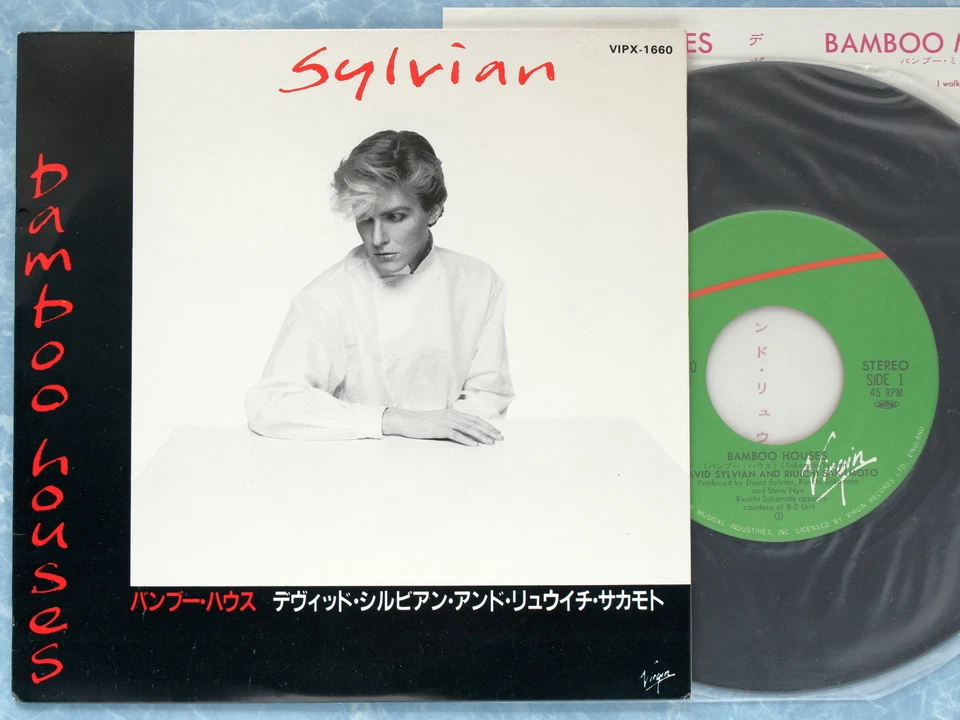 DAVID SYLVIAN RYUICHI SAKAMOTO Bamboo Houses VIPX-1660 JAPAN 7" 033az36 - Image 1 of 1