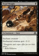 MTG 3x DEAD WEIGHT 1 Ikoria/2 Shadows over Innistrad NM FOIL Shipped w/ Tracking