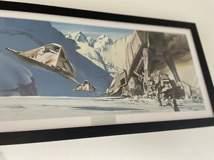 Star Wars Framed First Edition ATAT Ralph McQuarrie Portfolio lithograph Print - Picture 1 of 4