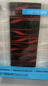 Ipod Nano Silicone Sleeve Belkin Grip Tight Groove Black/Red New & Boxed - Picture 1 of 4