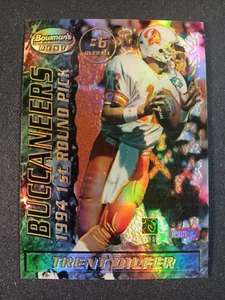 1995 Bowman's Best Mirror Images Refractor Trent Dilfer Kevin Carter #6 - Bild 1 von 2