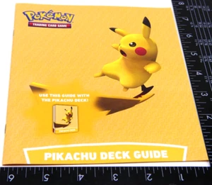 2020 Pokemon Battle Academy Board Game Pikachu Deck Guide Part Only - Picture 1 of 2