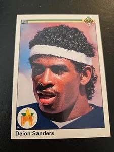 One 1990 Upper Deck DEION SANDERS New York Yankees Rookie Card #13. Nice! - Picture 1 of 2