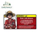 Earlfamily 5.1" Keep A Safe Distance Sign Warning Car Sticker One Piece Decorate