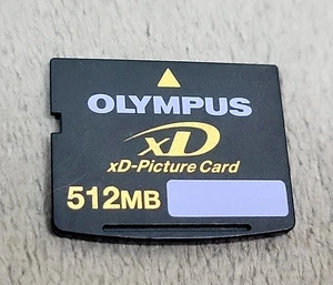Olympus XD Picture Card 512MB SD for Fujifilm Olympus Cameras 🔵 TESTED CLEAN - Picture 1 of 2