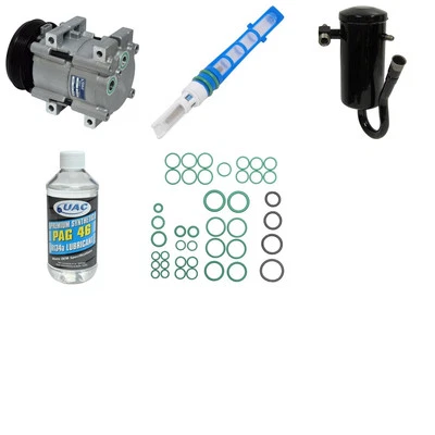 Kit de compresor y componentes de aire acondicionado UAC KT 1276 para Ford F-150 92-93 Foto 1 de 3