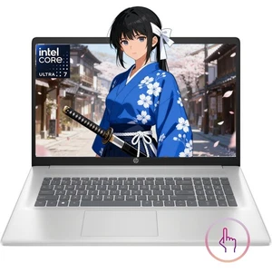 HP 17.3" Laptop AI PC Touch Backlit 5.2GHz Intel Ultra 7-255U UpTo 64GB RAM 4TB - Picture 1 of 6