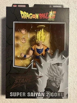 DBZ Dragon Ball Z Dragon Stars Super Series Super Saiyan 2 Goku con caja Halo DMG Foto 1 de 4