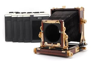 【EXC+5】 Tachihara Hope Fiel Stand 45 4x5 Camera w/Cut Holder x 5 from JAPAN C58 - Picture 1 of 17
