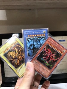 Yugioh GBI-001,002,003 Slifer Der Himmelsdrache Secret Rare Near Mint - Bild 1 von 8