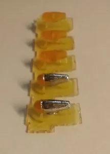 5 Piece Truck Cab Lights - Roof Clearance Lights Amber 1/25 scale - Picture 1 of 6