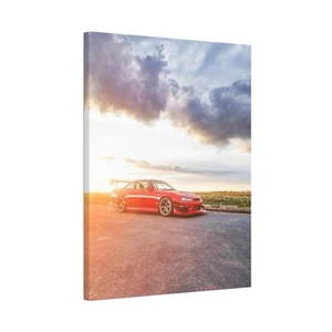 Nissan 240sx S14 Kouki High Resolution Museum Quality Vertical Canvas Print #010 - Picture 1 of 10
