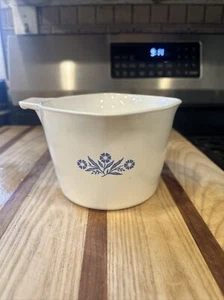 CORNING WARE 1 QT / 4 CUP SAUCE MAKER PAN POT BLUE CORNFLOWER P-55-B MIXING - Picture 1 of 5