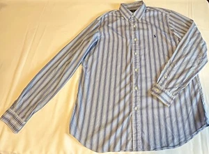 Polo Ralph Lauren Langarm Hemd mit Knöpfen blau gestreift Pony XL CLASSIC Fit - Bild 1 von 13