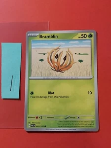 2023 Pokemon Scarlet and Violet Paldea Evolved #23 Bramblin, C, NF, cd1 - Picture 1 of 6