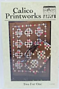 "Two For One" Quilting Pattern (CCP 22) By Calico Printworks New! - Picture 1 of 2