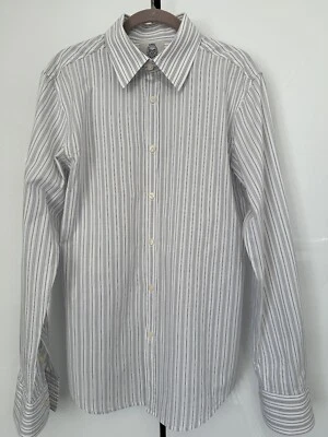 Just A Cheap Shirt Mens Button Down Size L Striped - Image 1 of 4
