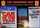 OLD WHAT CAR? CAR OF THE YEAR 1995, MOTORING MAGAZINE; 274 PAGES AUDI A4 ON TEST