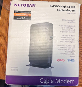 Netgear CM500 High Speed Cable Modem DOCSIS 3.0 Xfinity Cox Spectrum Comcast