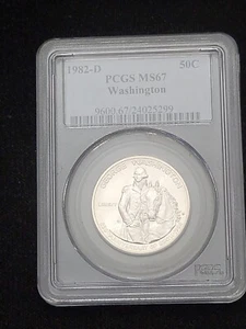 1982-D Washington 250th Anniversary Half Dollar PCGS MS67 - Picture 1 of 4