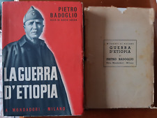 1936 PIETRO BADOGLIO LA GUERRA D'ETIOPIA IMPERO COLONIE FASCISMO VENTENNIO DUCE