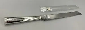 Kate Spade Lenox Darling Point Mr & Mrs Silver Plate Cake dessert wedding Knife - Picture 1 of 6