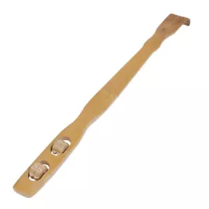 Bamboo Back Scraper Massager Long Handle Back Scratcher Body Itch Rela 45cm - Picture 1 of 5