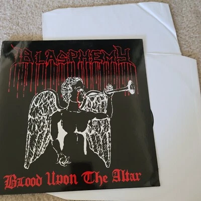 Blasphemy Blood upon the altar / gods of war Black 2 LP 2012 venom beherit von - Image 1 of 3