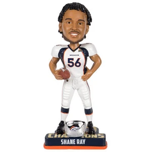 Denver Broncos Shane Ray Super Bowl 50 Champions Ring Bobblehead Bobble NEW - Picture 1 of 3