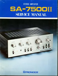 Service Manual-Anleitung für Pioneer SA-7500 II - Bild 1 von 1